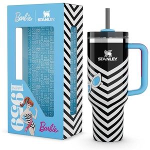 Stanley Black and White Chevron Tumbler